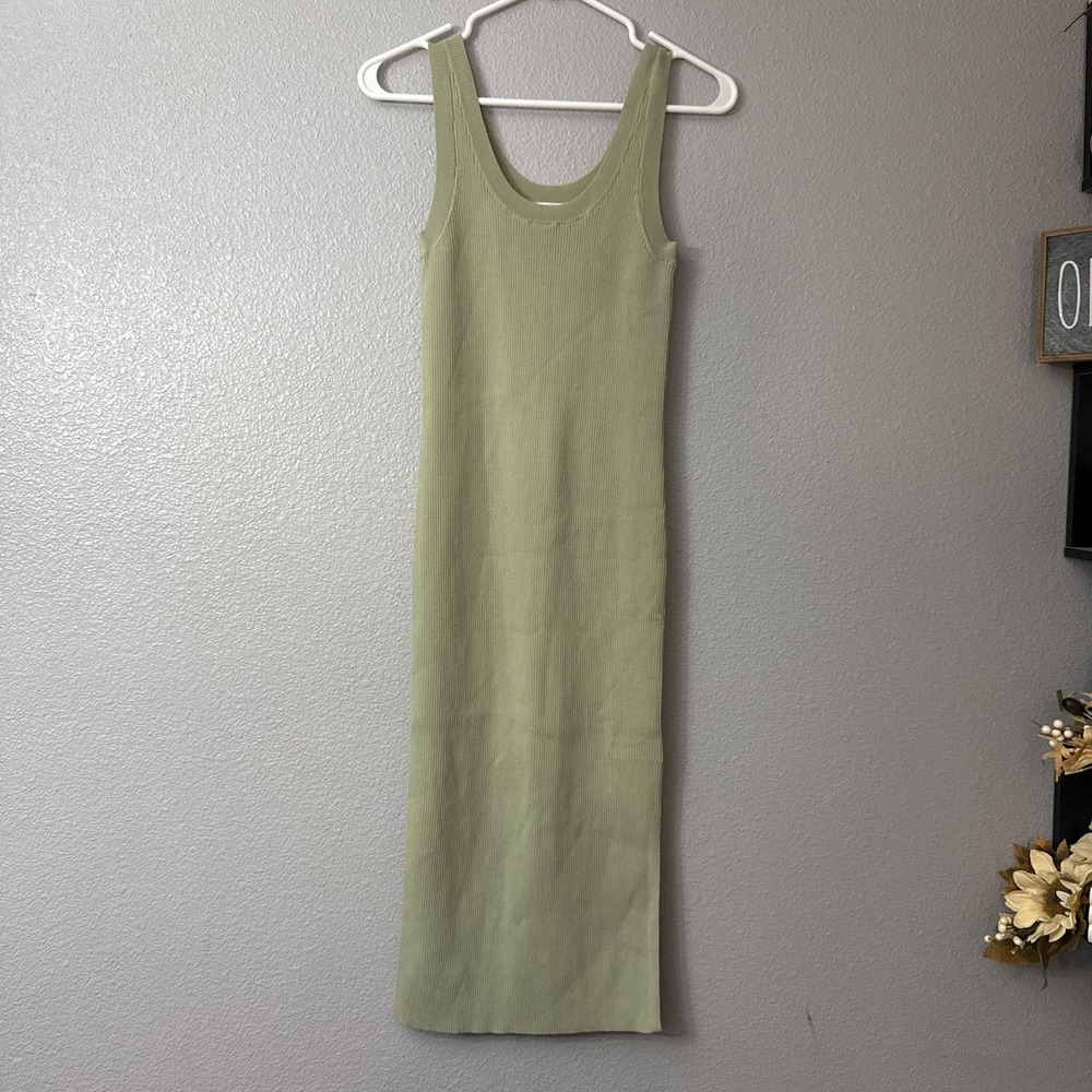 The Drop Women's Yasmin tank Dress with Side Split